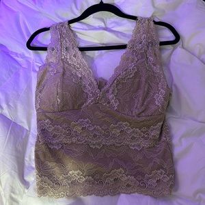 Beige Lace top